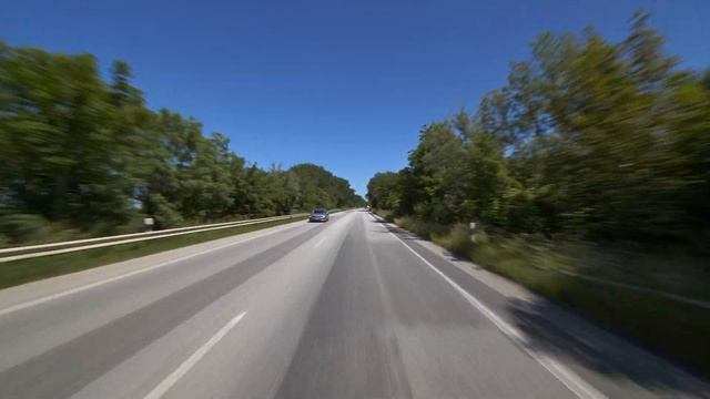 Großenbrode - Fehmarn, Germany: Bundesstraße (B207) - Fehmarnsundbrücke - Landkirchen - 4K Ultra HD смотреть онлайн