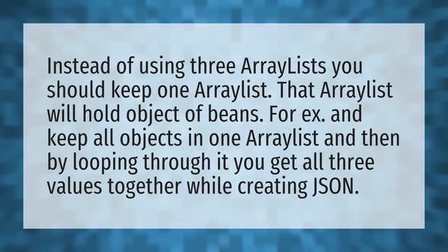 How do I create multiple JSON objects? смотреть онлайн