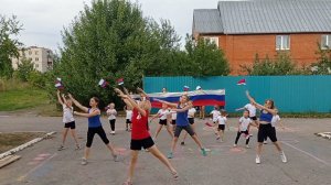 флешмоб «Вперёд, Россия!» Верховское КДО