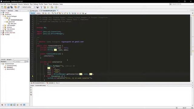 Conexión a Oracle desde Java смотреть онлайн