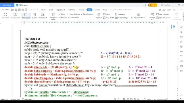 IT8761 Security Lab.Ex 6-Implementing the Diffie-Hellman Key Exchange Algorithm смотреть онлайн