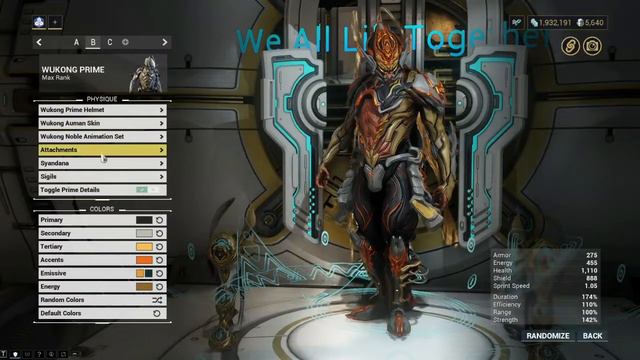 Quick Look Wukong Piercing Eye Skin | Warframe смотреть онлайн