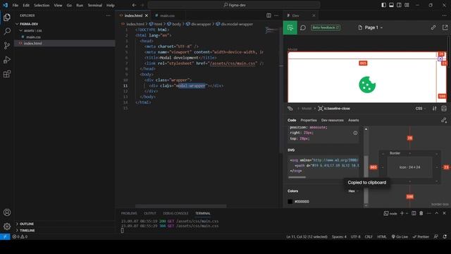 Create HTML/CSS using Figma Dev mode #devmode #figmainhindi #html смотреть онлайн