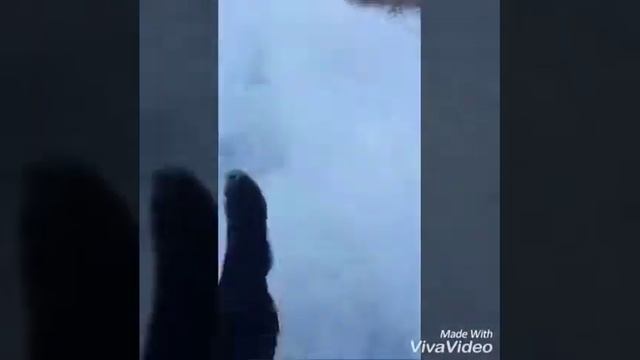 На горке?!? Или как проводить весело зимний день!!! смотреть онлайн