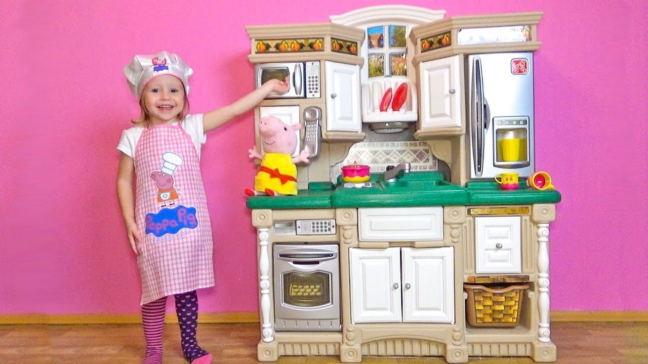 ИГРАЕМ В ПОВАРА на новой детской кухне смотреть онлайн