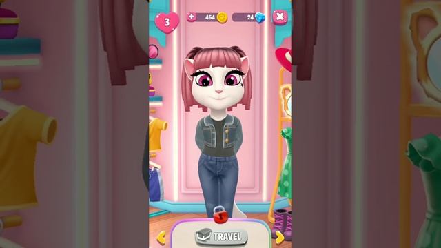 How to change eye color in My Angela 2 #mytalkingangela2 смотреть онлайн