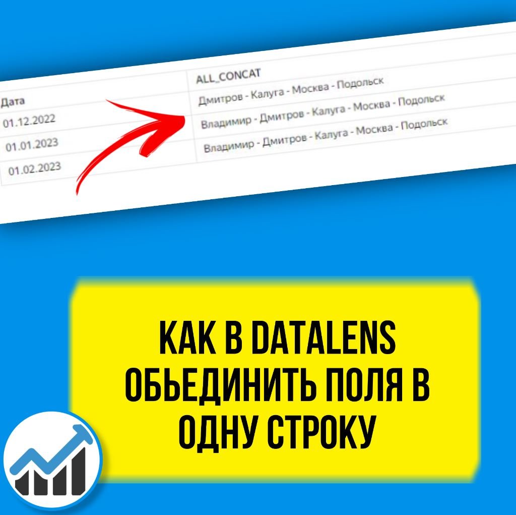 Функции DataLens. Как объединить в одну строку и как работает ALL_CONCAT() на конкретном примере. смотреть онлайн