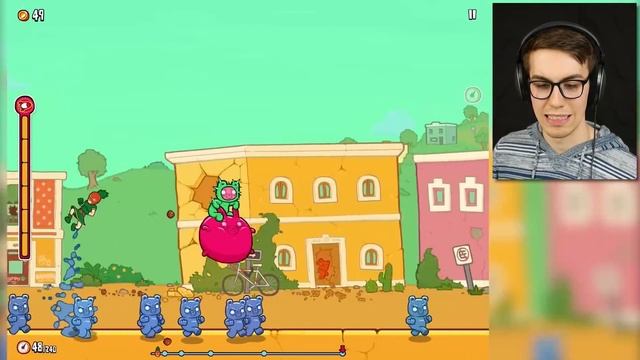 RIDE THE WORM! - Burrito Bison: Launcha Libre #4 смотреть онлайн