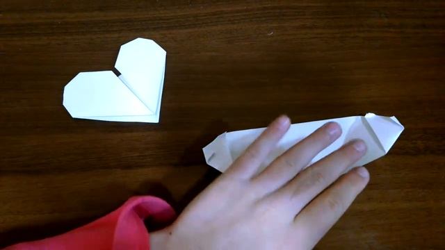 Как сделать сердце оригами без клея и ножниц. смотреть онлайн