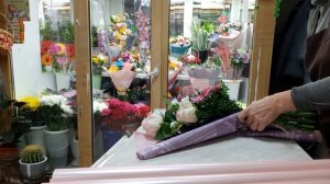 Раскидистый букет. Сборка и упаковка букета. Флористика.