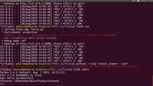 5b Flask Operações com banco de dados e flask-sqlalchemy смотреть онлайн