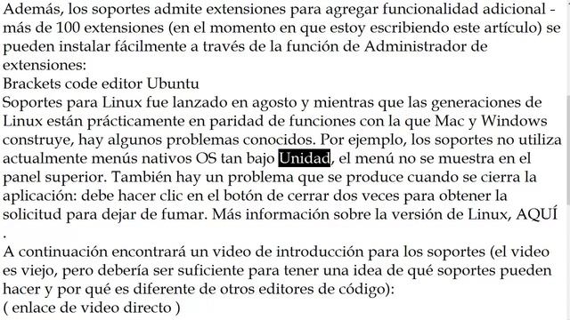Instale los soportes en Ubuntu Via PPA (Open Source Editor de código para HTML, CSS y JavaScript ) смотреть онлайн