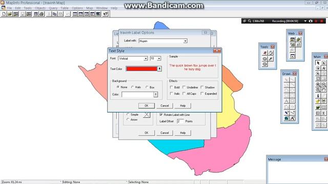 Cách vẽ Mapinfo cơ bản phần 1 смотреть онлайн