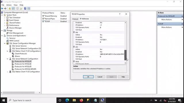 SQL Server Network Configuration | Named Instances, ports and protocols смотреть онлайн