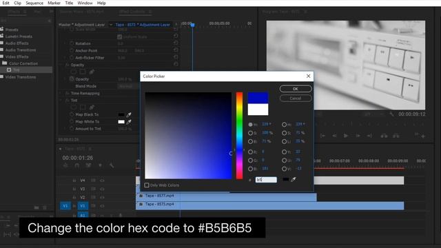 Old Film Look using Adobe Premiere Pro
