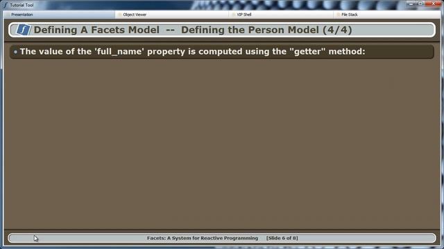 Defining a Facets Model смотреть онлайн