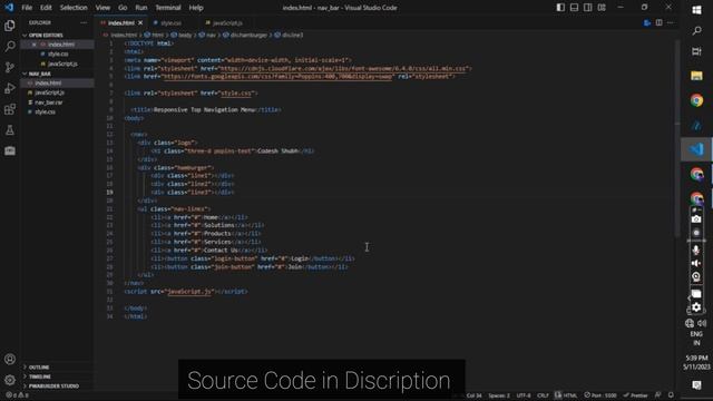 Responsive Vertical / Horizontal navigation html css and JavaScript Free Source Code -2 Codesh Shub смотреть онлайн