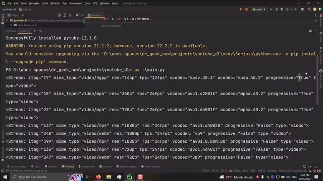 02 download from YouTube using PyTube смотреть онлайн