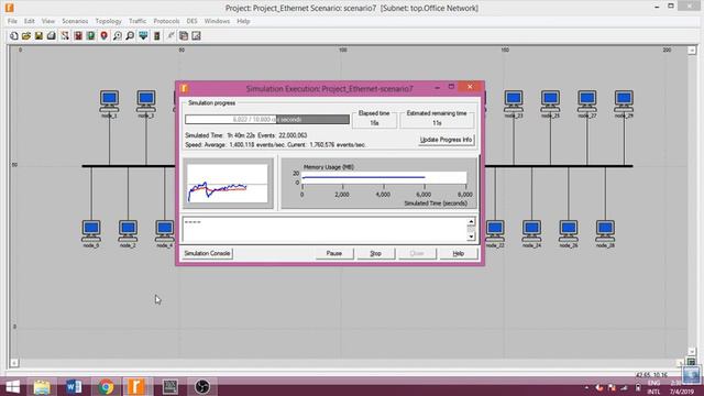 Riverbed Modeler Academic Edition 17.5 | Bus Topology Implementation | Rida Qayyum