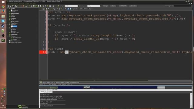 GameMaker Studio: Menus Tutorial смотреть онлайн