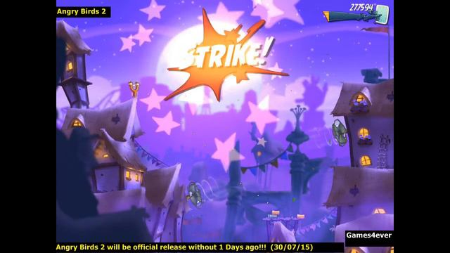 Angry Birds 2 [Under Pigstruction] - Official Gameplay Teaser & Daily Arena Event (29/07/15) IOS смотреть онлайн