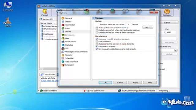 Comment actualiser les serveurs d’eMule смотреть онлайн