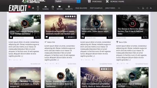 Explicit - High Performance Review/Magazine Theme смотреть онлайн