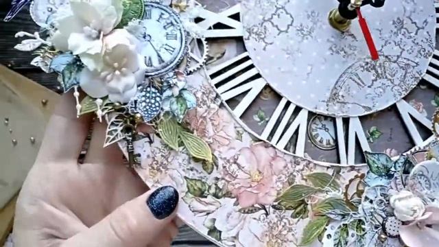 #ScrapMania_tm Настенные часы смотреть онлайн