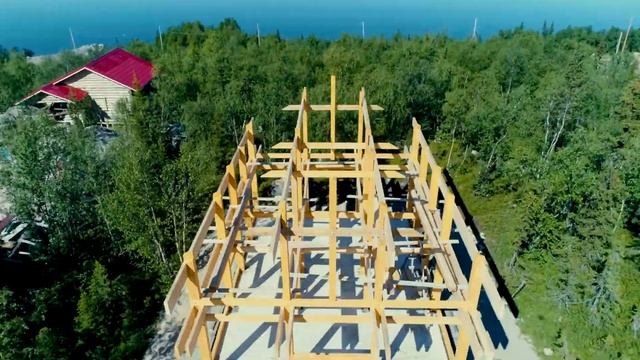 ФАХВЕРКОВЫЙ ДОМ. СБОРКА СИЛОВОГО КАРКАСА. смотреть онлайн