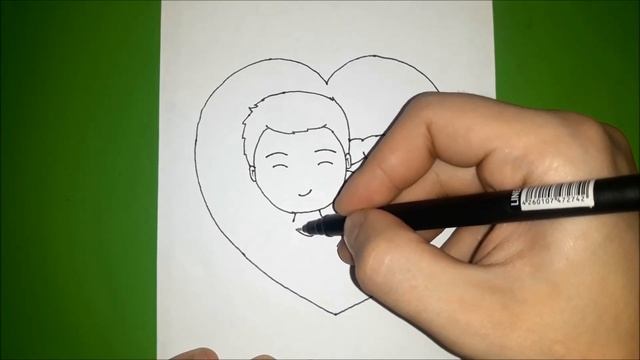 Как нарисовать ПАПУ И ДОЧКУ?