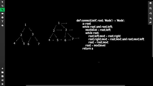 116 | Leetcode | Populate Next Right pointers of Tree | #Python смотреть онлайн