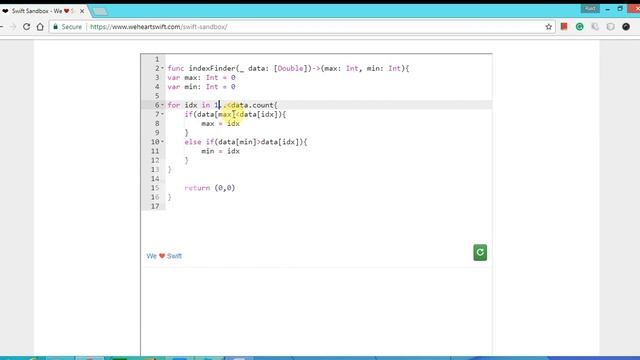 Swift tutorial: The index of largest and Smallest value in an array смотреть онлайн