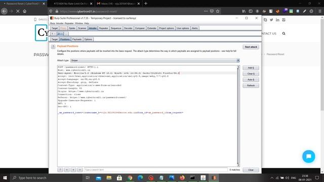 No Rate Limiting | Email Bombing Attack in Real Website смотреть онлайн