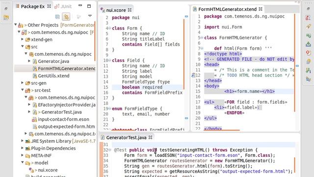 Eclipse.org EMF Xtext Xtend Xcore ESON meta modeling and code generation смотреть онлайн