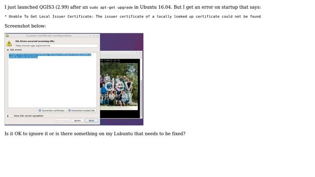 GIS: QGIS3 Unable To Get Local Issuer Certificate смотреть онлайн