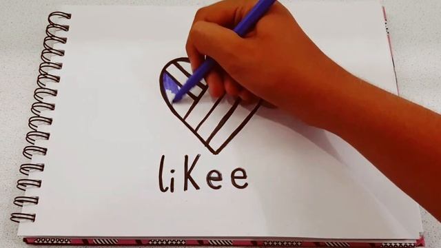 КАК НАРИСОВАТЬ ЗНАЧОК LIKEE | РИСУЕМ ФЛОМАСТЕРАМИ | РИСУНОК | смотреть онлайн
