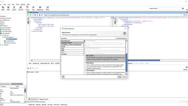 Assertions- Contains, Not Contains and SOAP Response смотреть онлайн