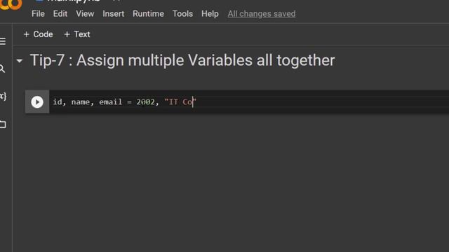 Python Tips for beginners : 7. How to assign values to multiple variables #python #100PythonTips смотреть онлайн