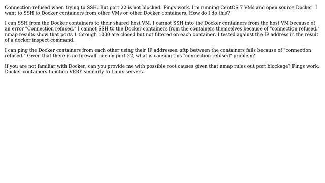 Connection refused when trying to SSH. But port 22 is not blocked. Pings work (2 Solutions!!) смотреть онлайн