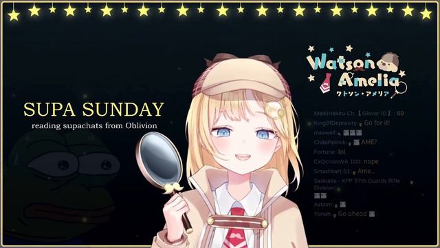 Амелия задаёт чату странный вопрос 😨 [Hololive RU SUB] смотреть онлайн