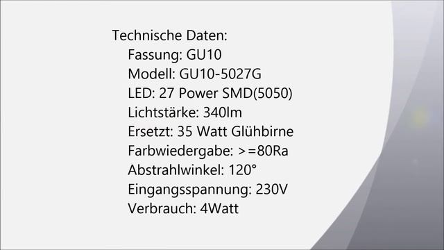 LUMPERIA® LED GU10 Leuchtmittel 4Watt смотреть онлайн