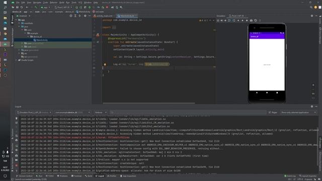 Android Device ID in Kotlin Language смотреть онлайн