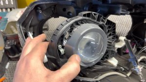 Разбор и восстановление фар Mercedes GLK с системой Intellect БЕЗ замены штатных линз. Свет до/посл