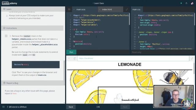 Learn SASS Sustainable SCSS CodeCademy смотреть онлайн