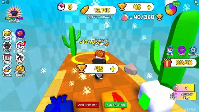 Noob Got Millions Of Rounds And Became A Pro In Shoot Wall Simulator Roblox! смотреть онлайн
