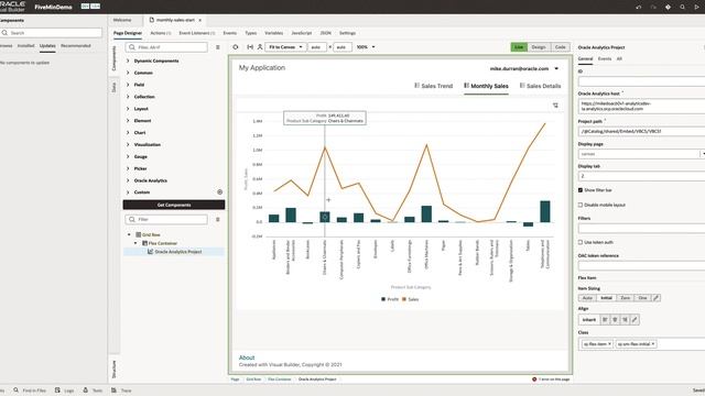 Upgrading Oracle Analytics Web Component for Visual Builder смотреть онлайн