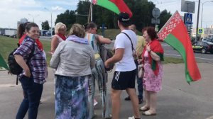 Уручье. Спектр. Патриоты с государственными флагами. Юля Хомич. Стюша. Тимур Пряхин. Антон Шабашов