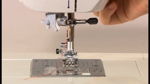 JUKI HZL-F600, 4 часть Заправка игольной нити.