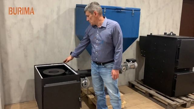 Обзор Твердотопливного Котла с Автоматической Подачей Burima смотреть онлайн