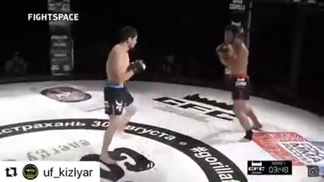 Победа Мухаммада Гаджиева на GFC 16 в г. Астрахань. смотреть онлайн